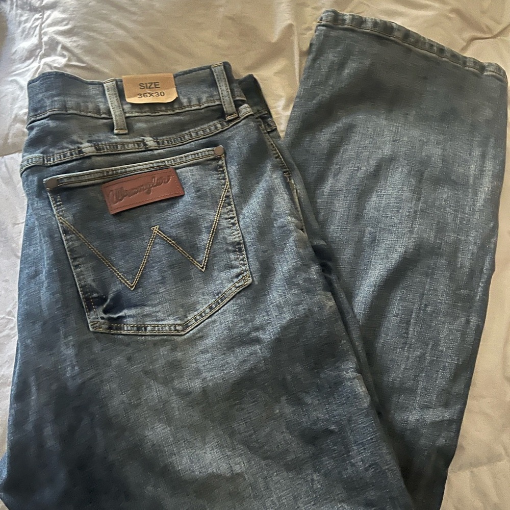 Wrangler Men's Boot Cut Denim Jeans